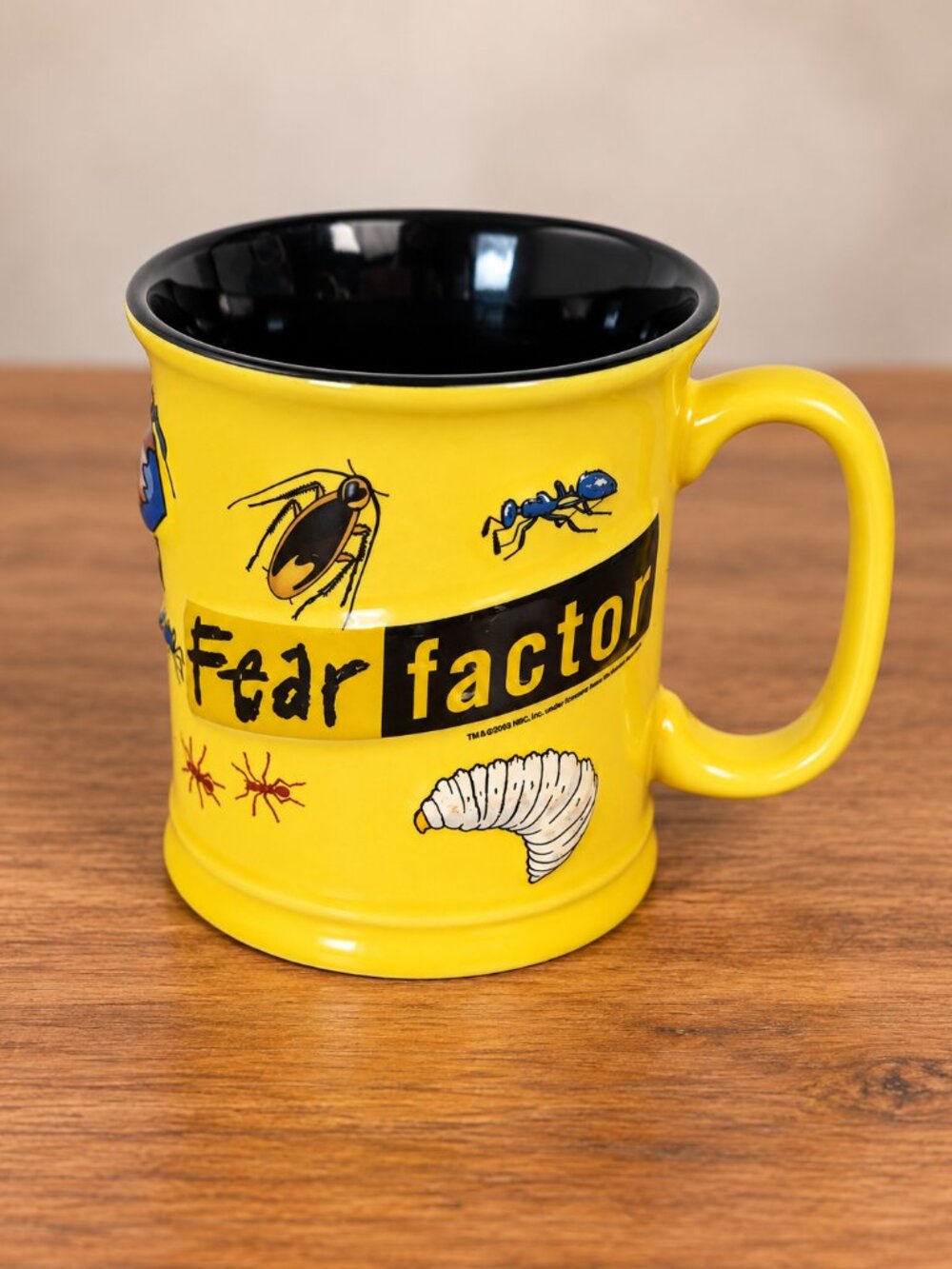 Fear Factor 3D Cockroach Bug Mug Y2K - Vintage 2003